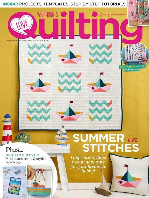 Cover image for Love Patchwork & Quilting